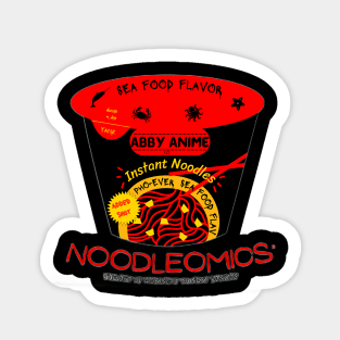 Noodleomics(c) the Art Of Ramen by Abby Anime Sticker